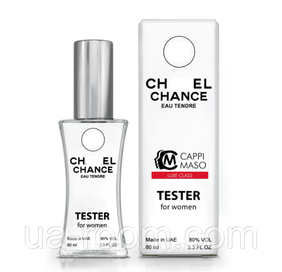 Тестер женский LUXE CLASS Chan Chance Eau Tendre, 60 мл.