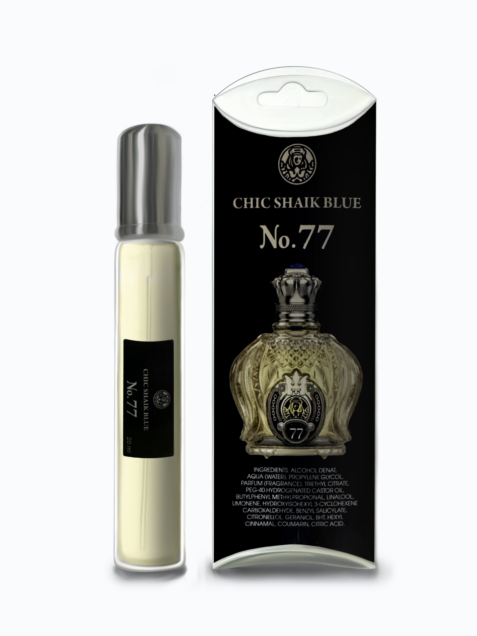 Тестер мужской Chik Shaik Blue №77, 20 мл