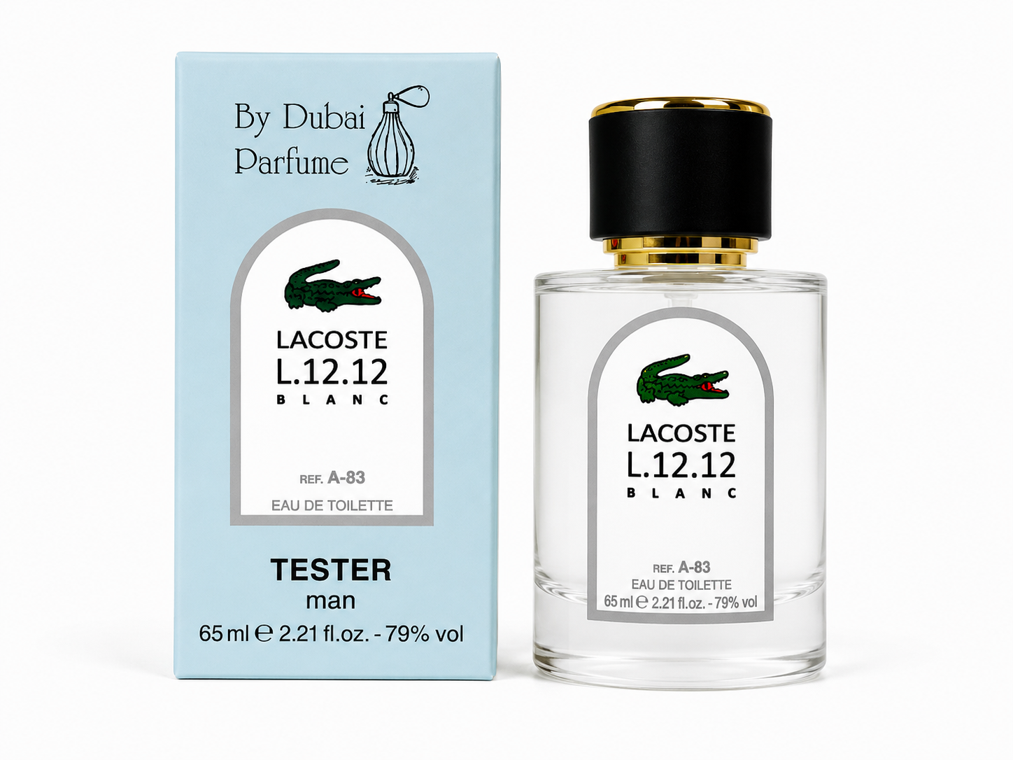Тестер чоловічий Lacoste L.12.12 Blanc, 65 мл
