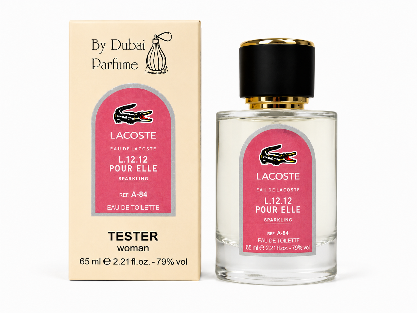 Тестер жіночий Lacoste L.12.12 Sparkling, 65 мл