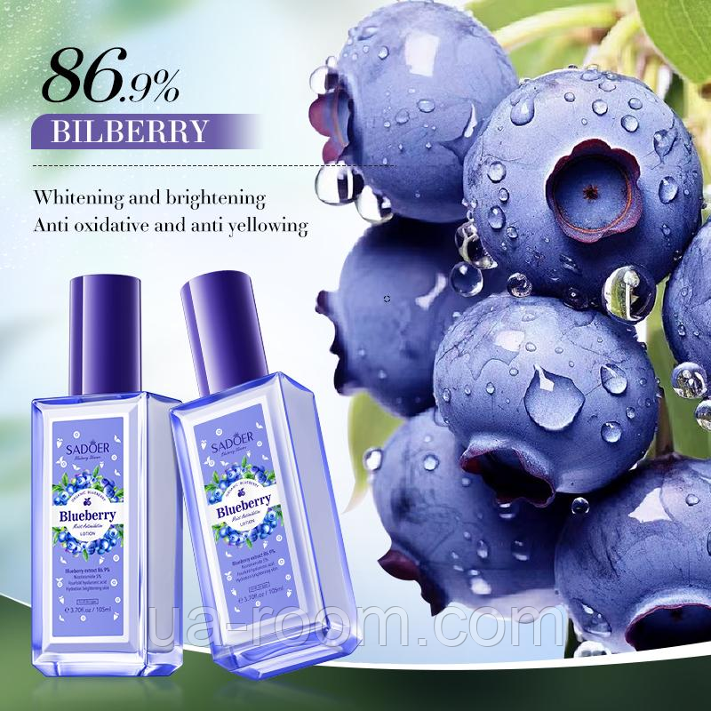Лосьон для лица с черникой Sadoer Blueberry Moist Antioxidation Lotion, 105 мл.