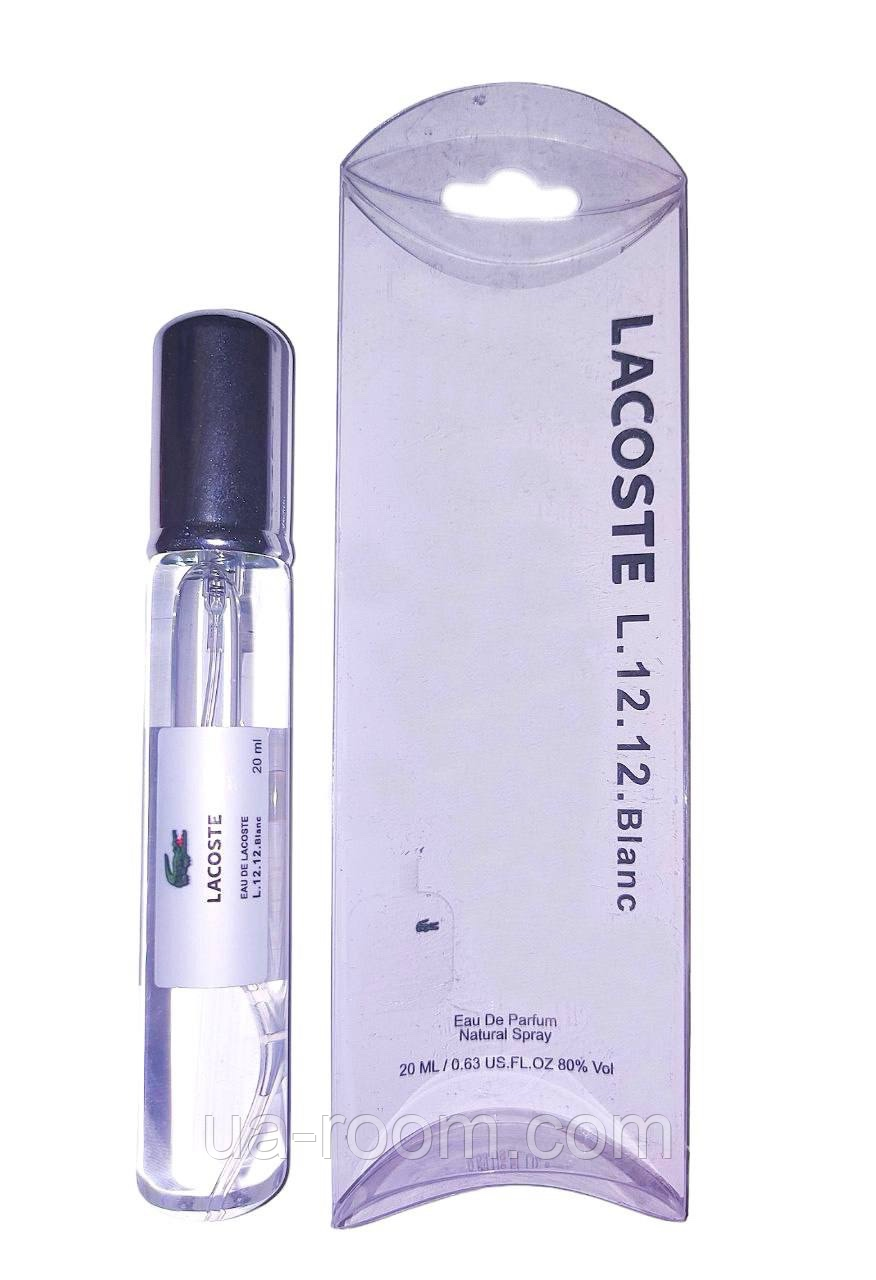 Тестер мужской Lacoste eau de lacoste L.12.12 Blanc - Pure, 20 мл.