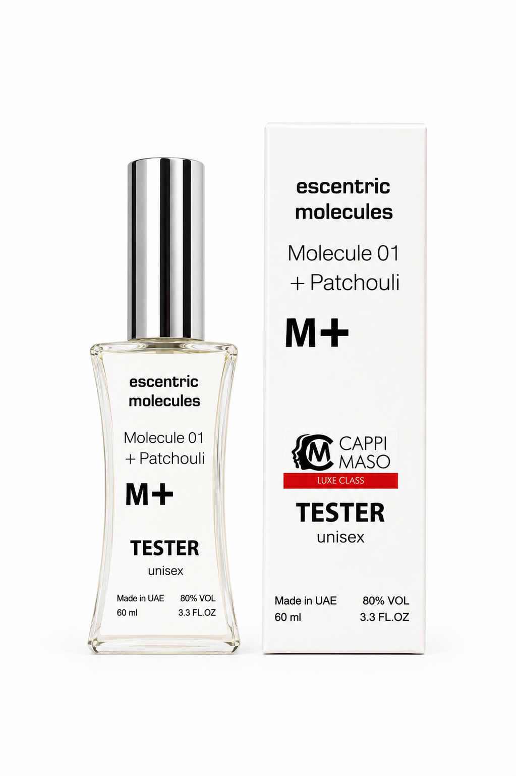 Тестер унисекс LUXECLASS Molecule 01 + Patchouli Escentric Molecules , 60 мл.