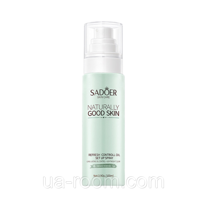 Матирующий спрей для фиксации макияжа Sadoer Refresh Oil Control Makeup Spray, 100 мл.