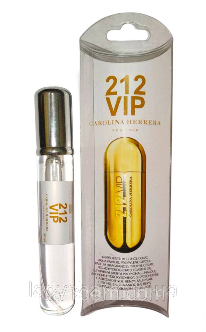 Тестер женский Carolina Herrera 212 Vip Woman, 20 мл.