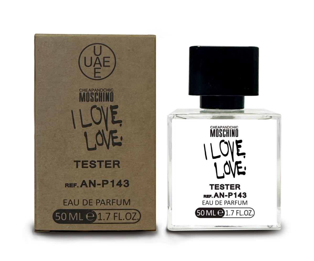 Тестер женский  UAE  I Love Love Moschino,50 мл.