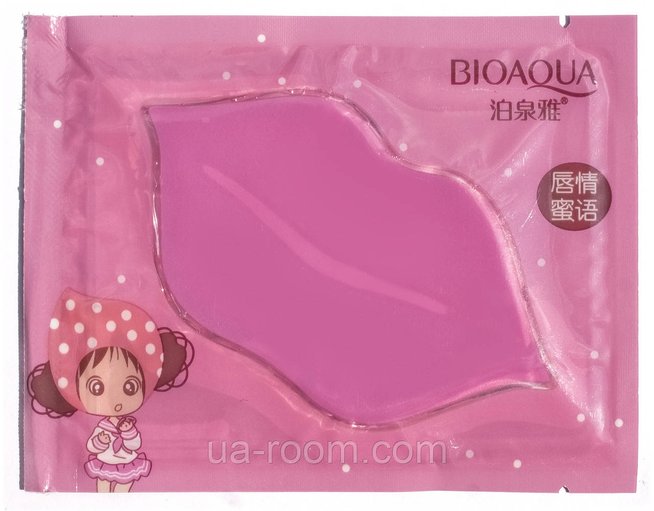 Маска-патчи для губ  Bioaqua Collagen Nourish Lips Membrane