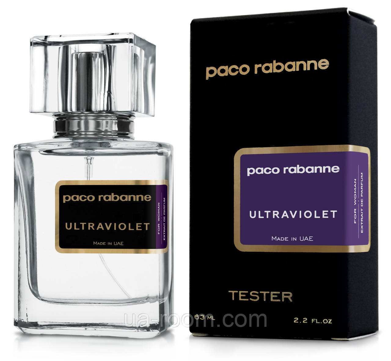 Тестер женский Paco Rabanne Ultraviolet Women, 63 мл.