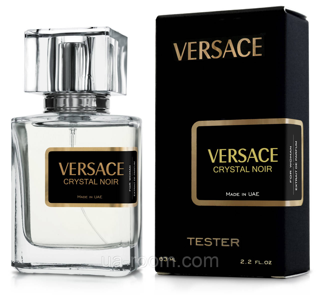 Тестер женский Versace Crystal Noir, 63 мл.