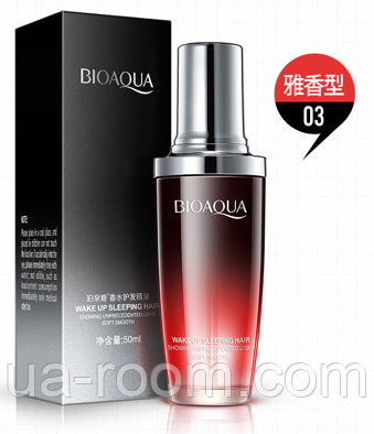 Масло для волос BIOAQUA Wake Up Sleeping Hair Rose с экстрактом розы, 50 мл.