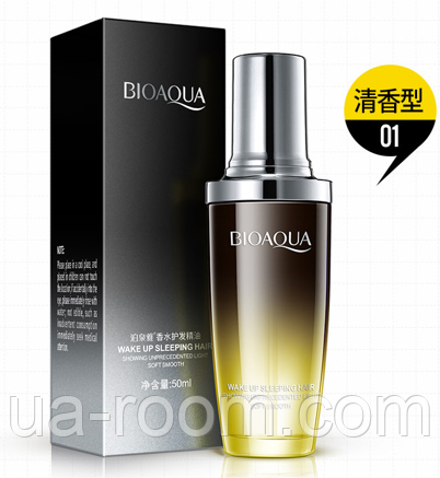 Масло для волос BIOAQUA Wake Up Sleeping Hair Lemon Flower с экстрактом лимонного цветка, 50 мл.