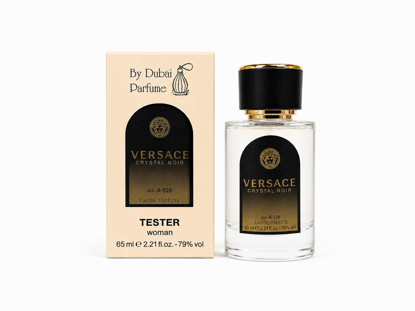 Тестер жіночий Versace Crystal Noir, 65 мл