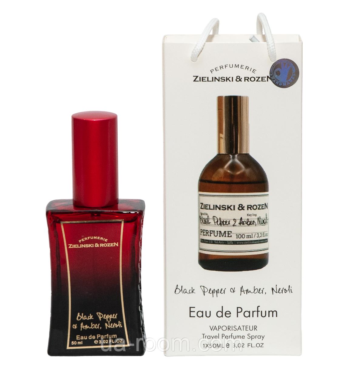 Тестер унисекс Zielinski & Rozen Black Pepper & Amber, Neroli, 50 мл, сумка.
