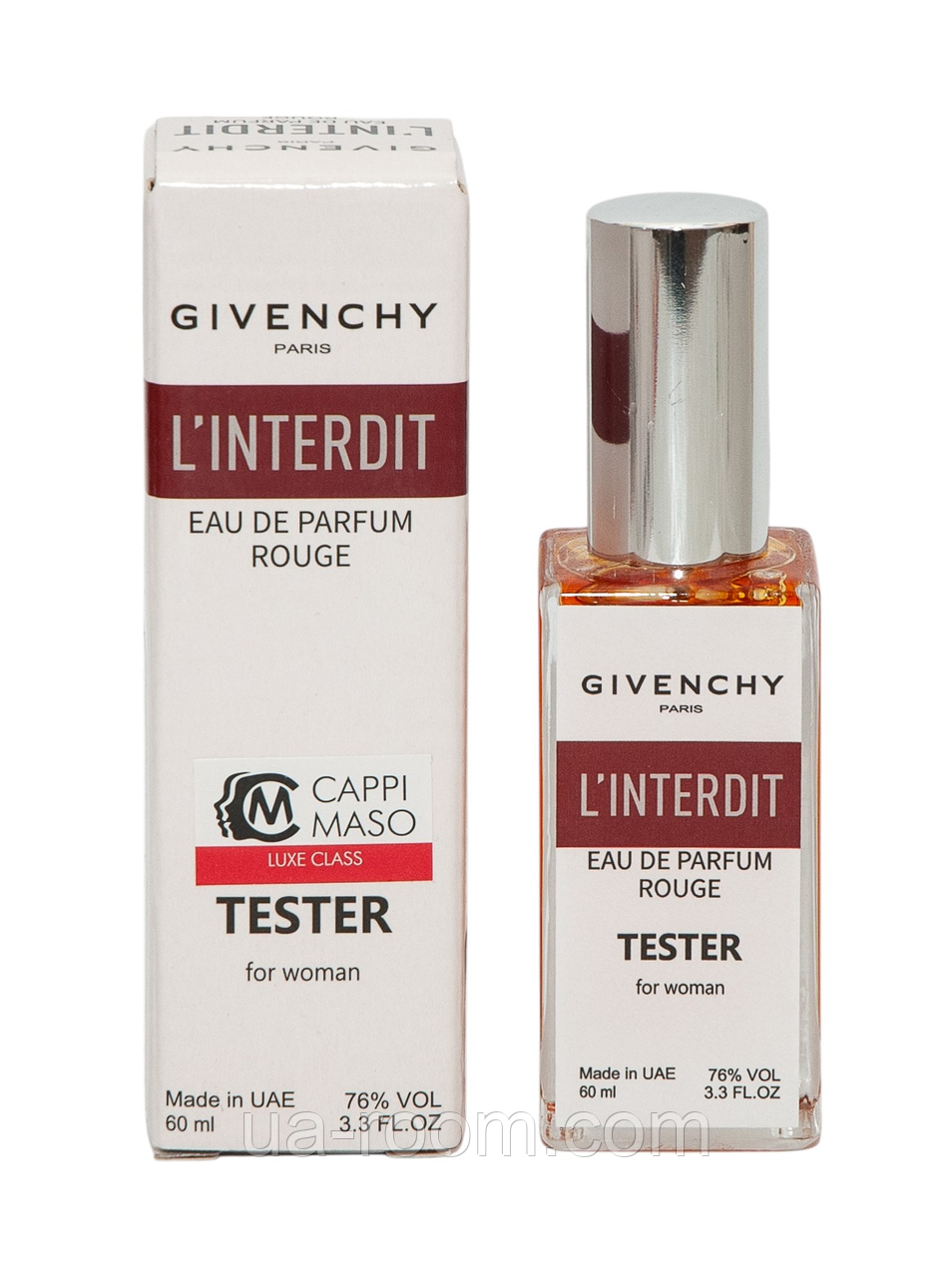 Тестер женский DUTYFREE Givenchy L'Interdit Rouge eau de Parfum, 60 мл.