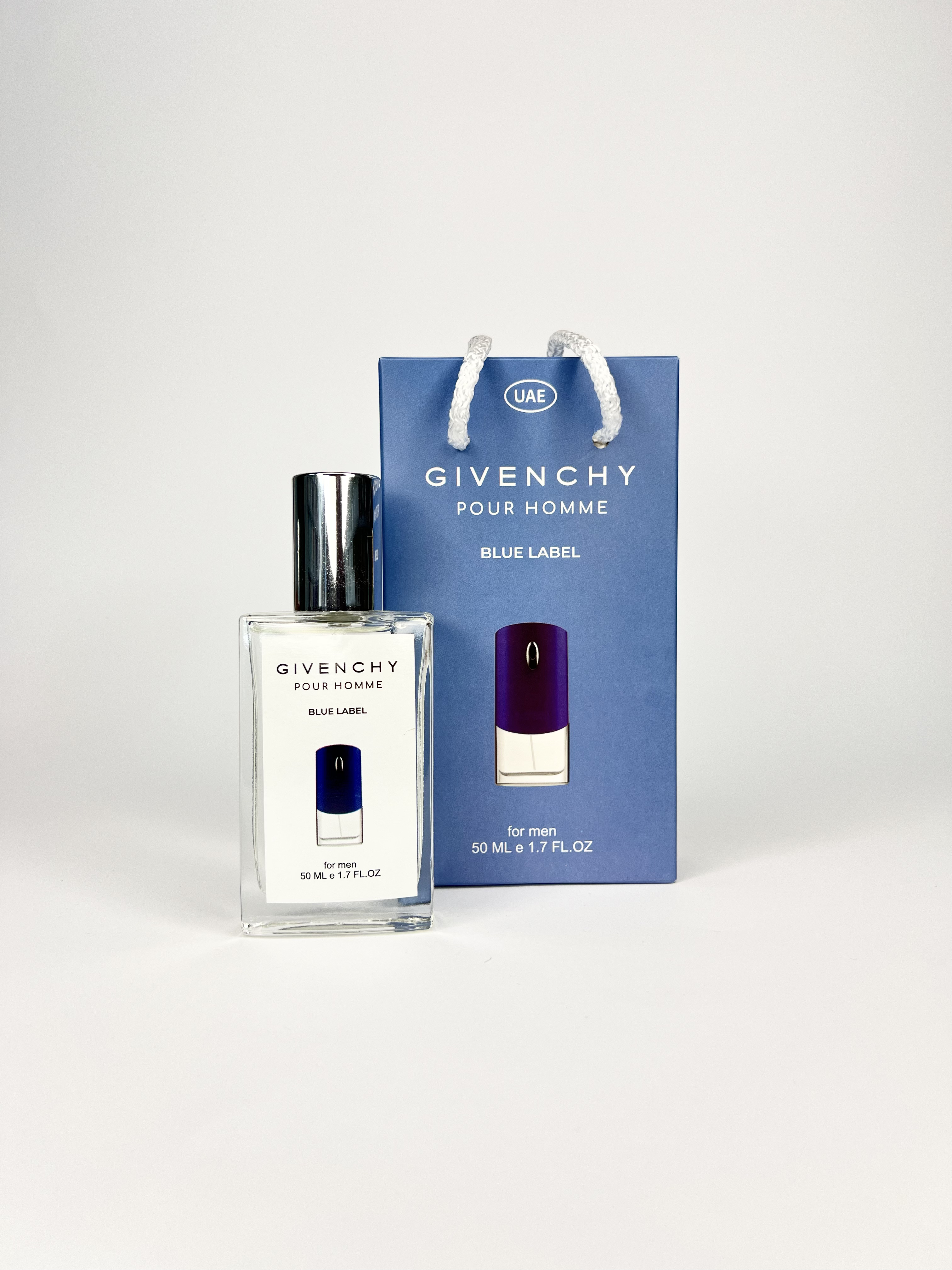 Тестер чоловічий Givenchy pour Homme Blue Label, 50 мл, сумка NEW