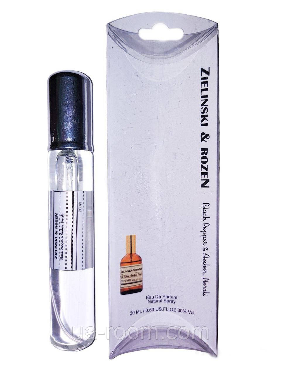 Тестер унисекс Zielinski & Rozen Black Pepper & Amber, Neroli, 20 мл.