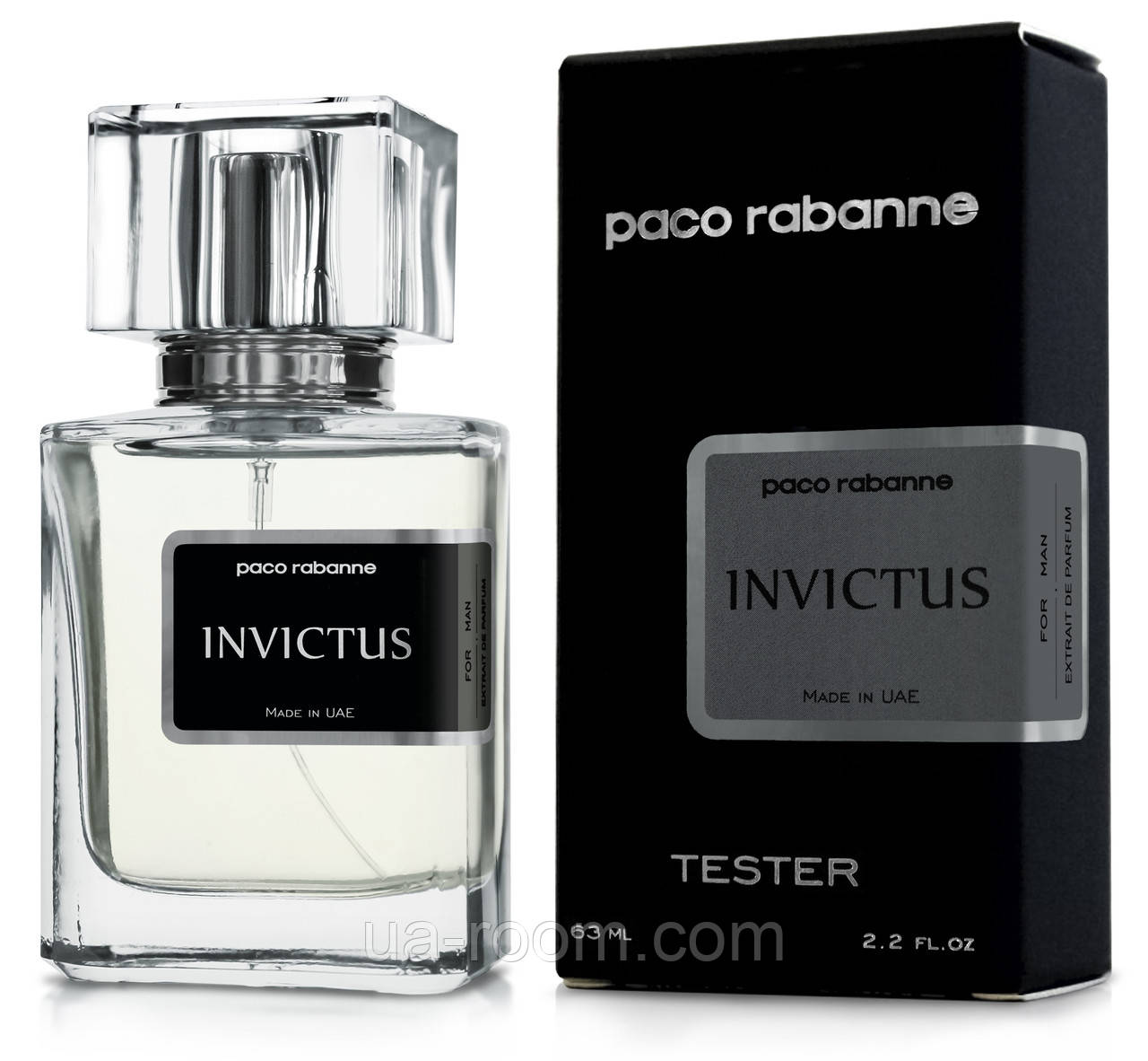 Тестер мужской Paco Rabanne Invictus, 63 мл.