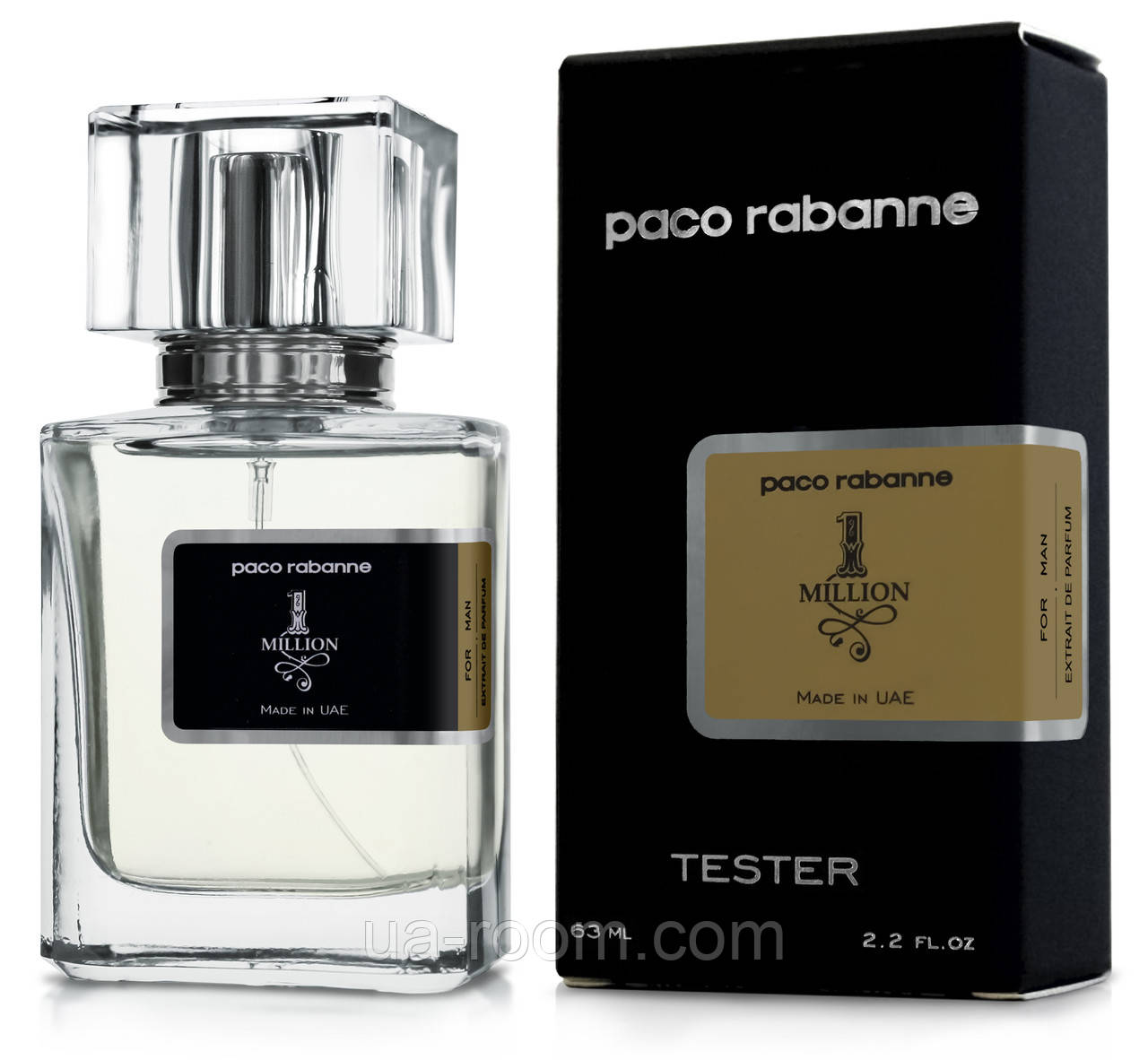 Тестер мужской Paco Rabanne 1 Million, 63 мл.