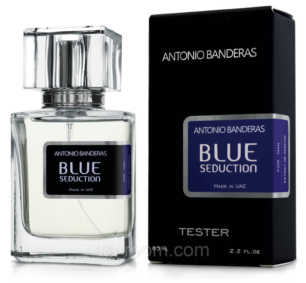 Тестер мужской  Antonio Banderas Blue Seduction for Men, 63 мл.