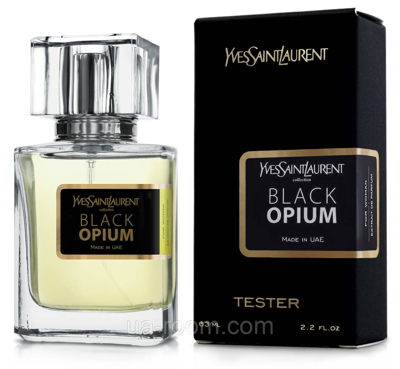 Тестер женский Yves Saint Laurent Black Opium, 63 мл.