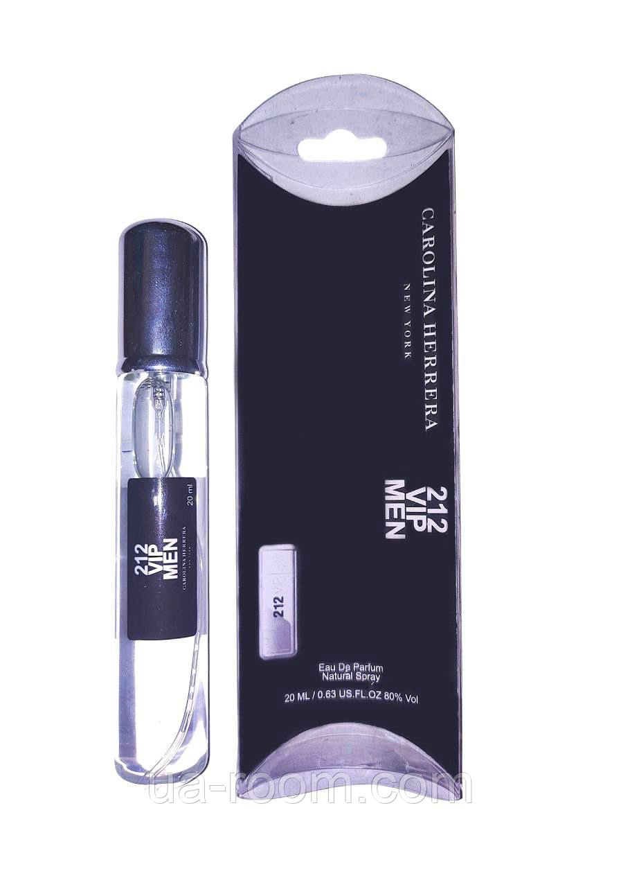 Тестер мужской Carolina Herrera 212 Vip Men, 20 мл.