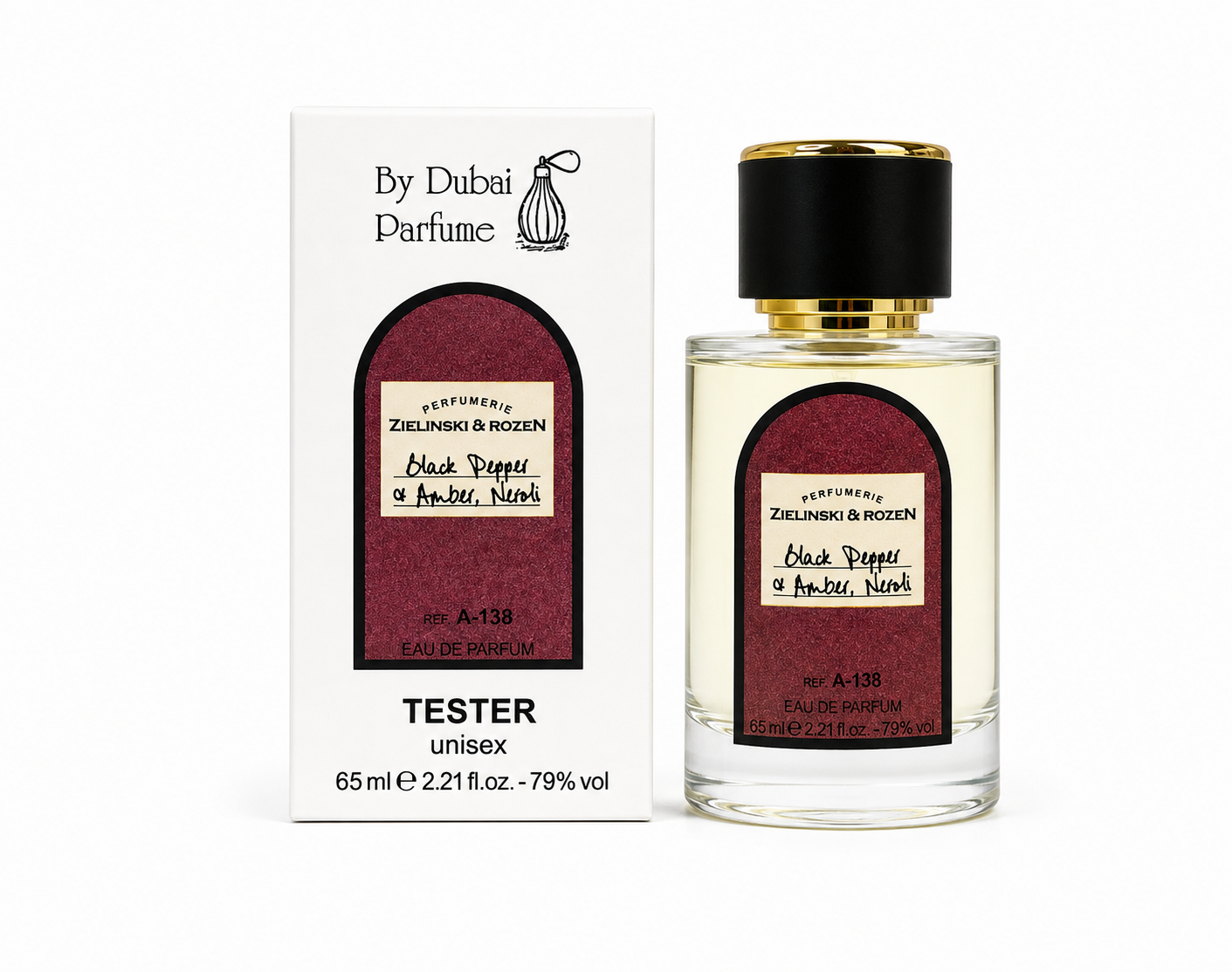 Тестер унісекс Zielinski & Rozen Black Pepper & Amber, Neroli, 65 мл