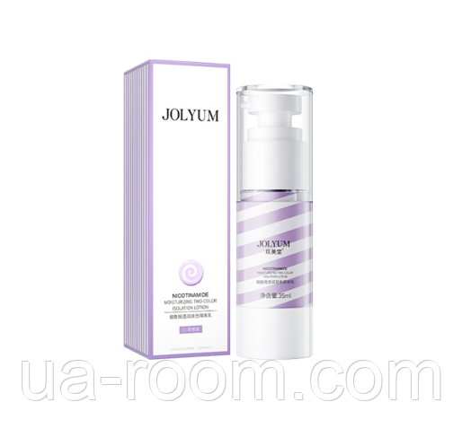 База под макияж для лица двухцветная Jomtam Nicotinamide Moisturizing Two Color Isolation Lotion, 35
