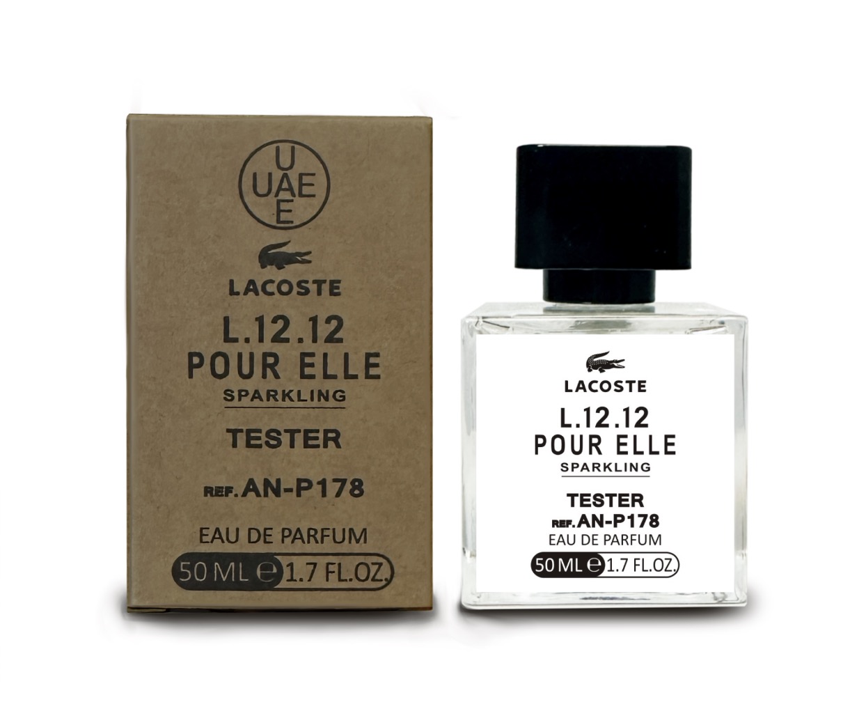 Тестер женский  UAE Lacoste L.12.12 Pour Elle Sparkling, 50 мл.
