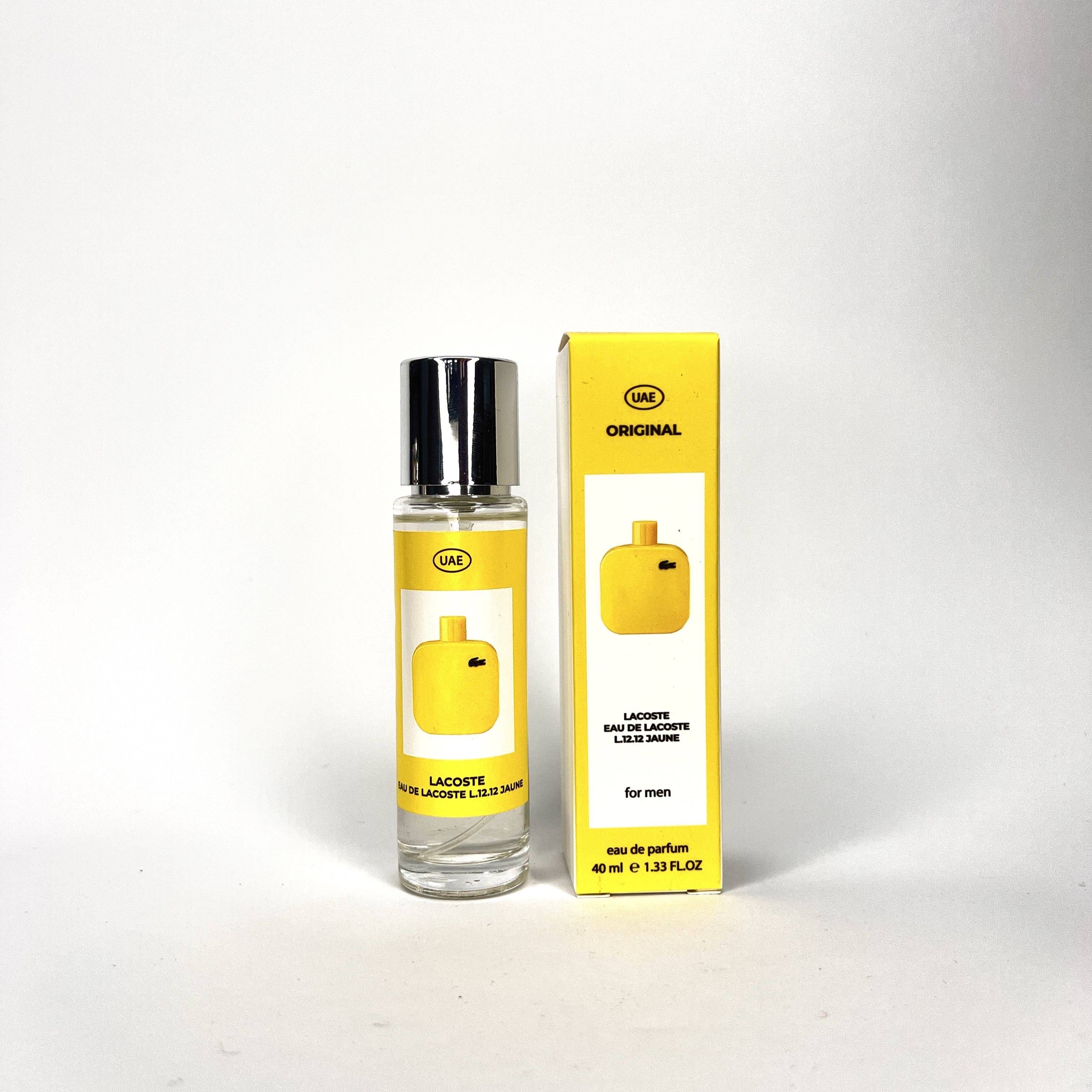 Тестер чоловічий Lacoste L.12.12 Jaune, 40 мл NEW