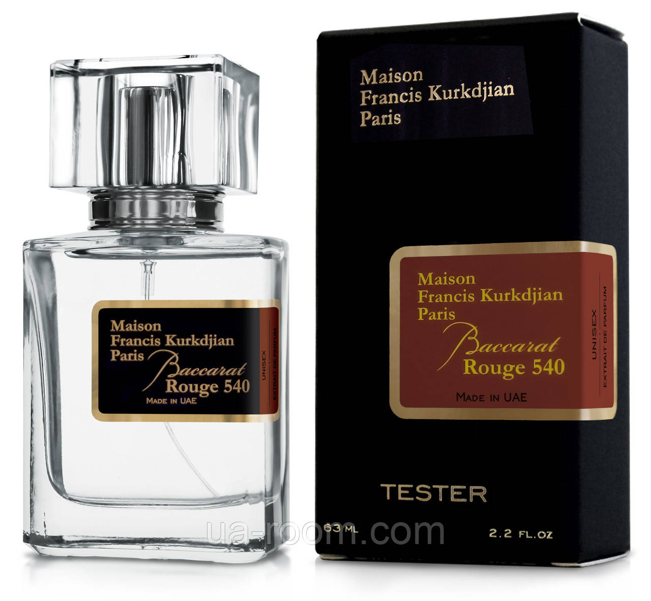 Тестер унисекс MAISON FRANCIS KURKDJIAN Baccarat Rouge 540, 63 мл.