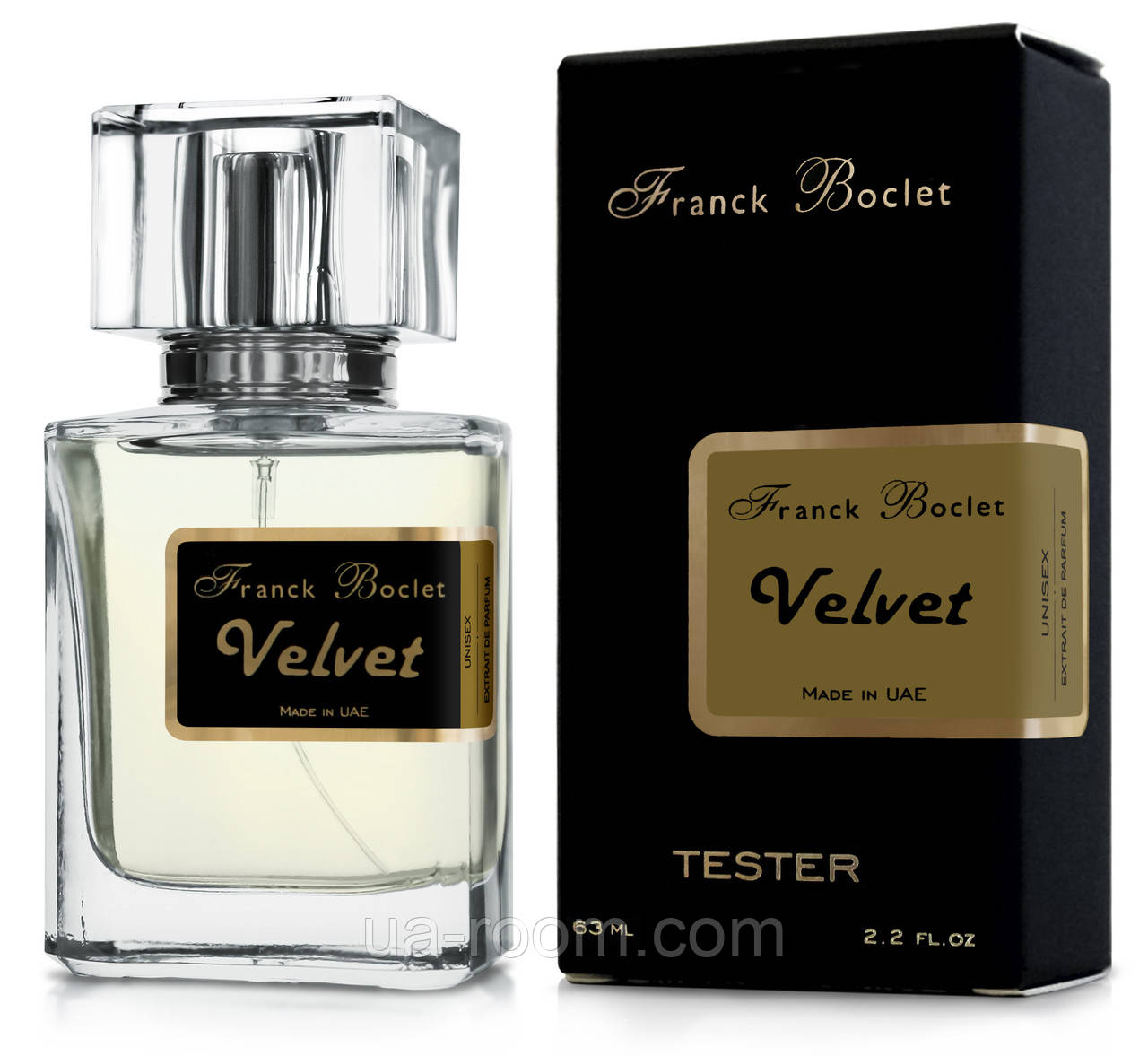Тестер унисекс Franck Boclet Velvet, 63 мл.