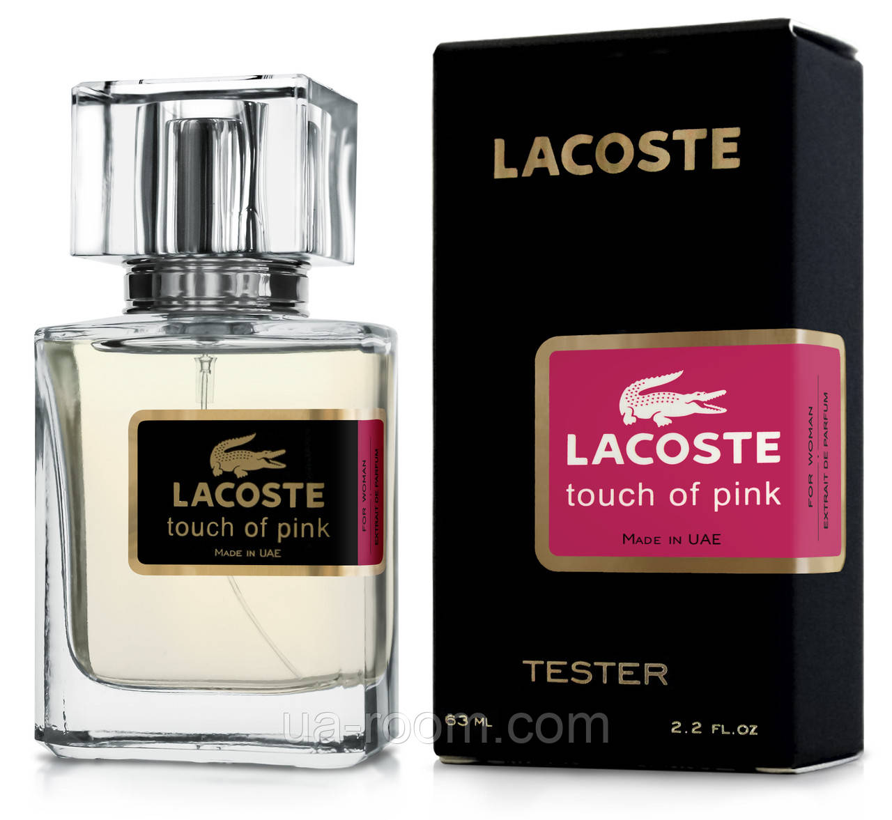 Тестер женский Lacoste Touch of Pink, 63 мл.