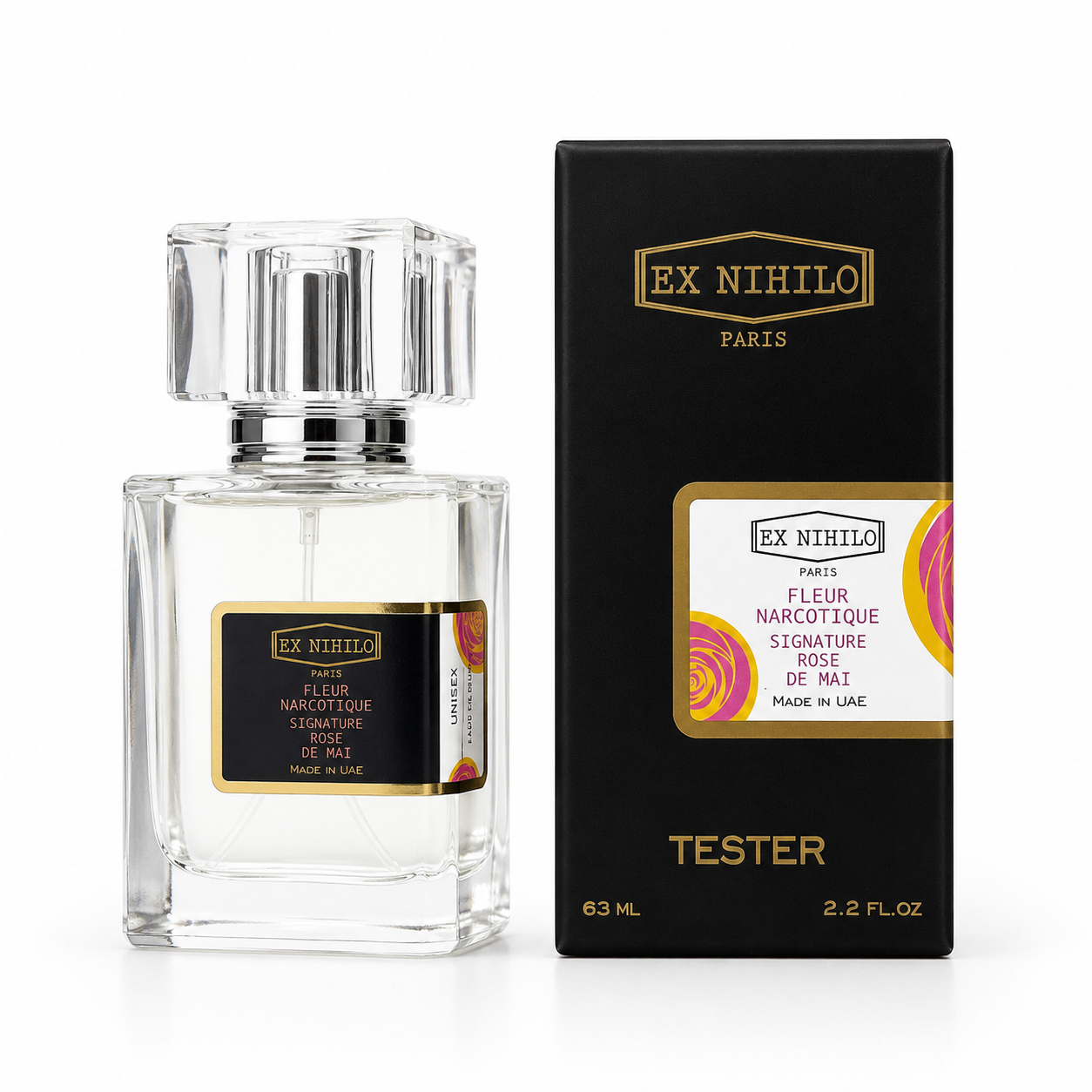Тестер  унисекс Ex Nihillo Fleur Narcotique Signature Rose De Mai, 63 мл