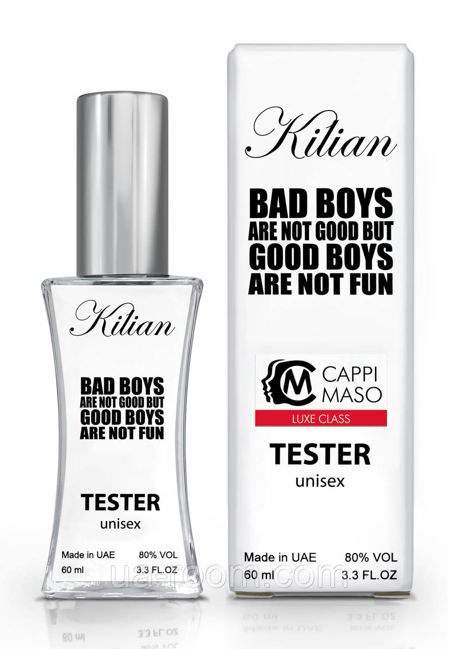 Тестер унисекс LUXE CLASS Kilian Bad Boys Are Not Good But Good Boys Are Not Fun, 60 мл.