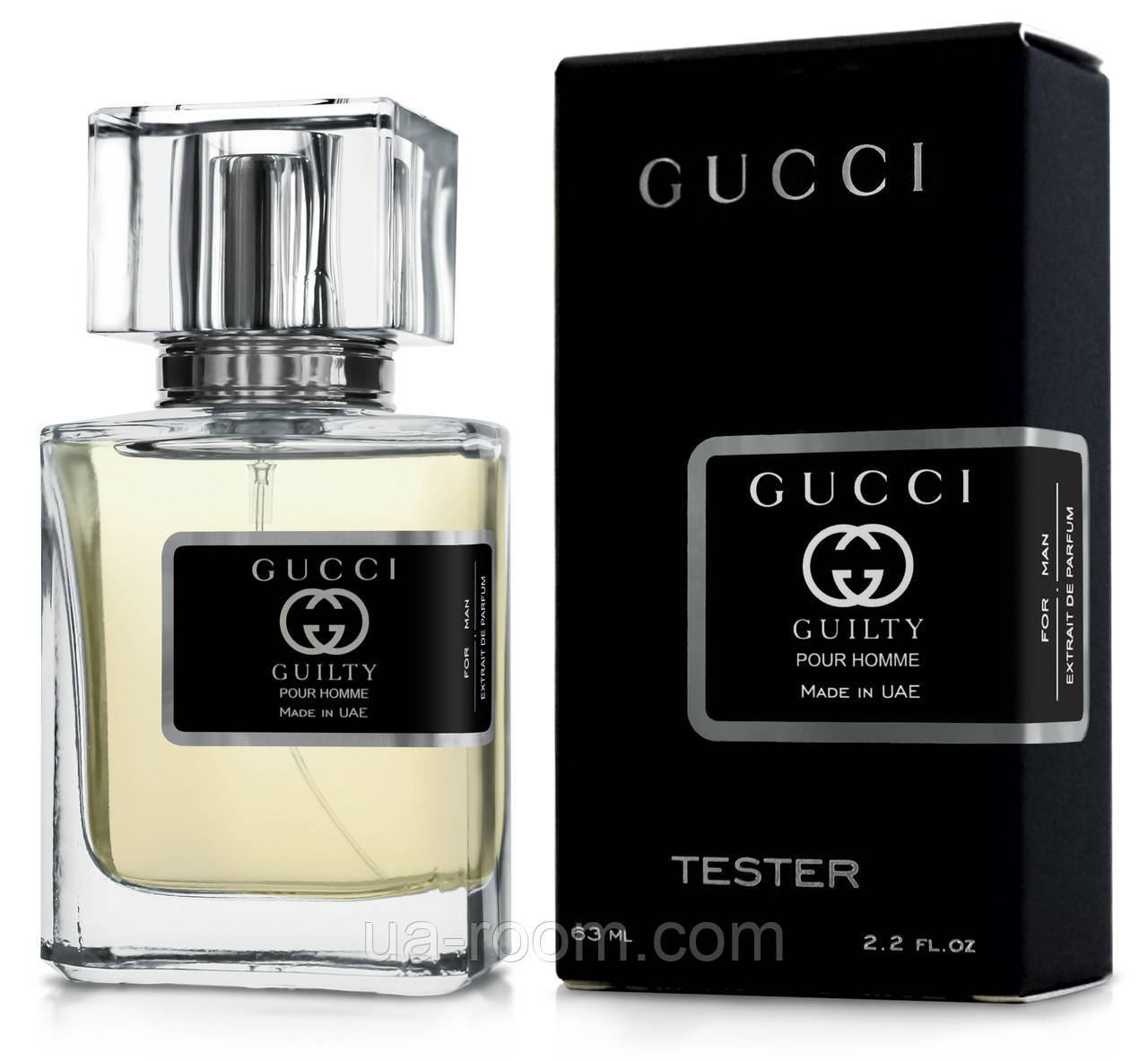 Тестер мужской Gucci Guilty Pour Homme, 63 мл.