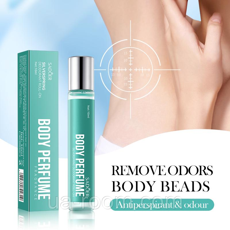Парфюм-ролик Sadoer Silverspring Body Perfume Roll-on, 10 мл.