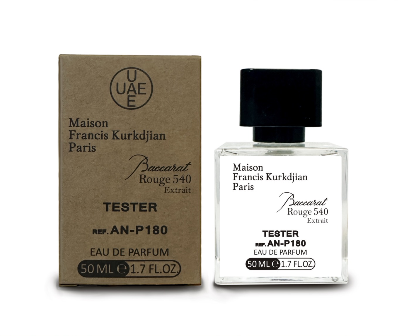 Тестер унисекс UAE Baccarat Rouge 540 Extrait de Parfum Maison Francis Kurkdjian, 50 мл.