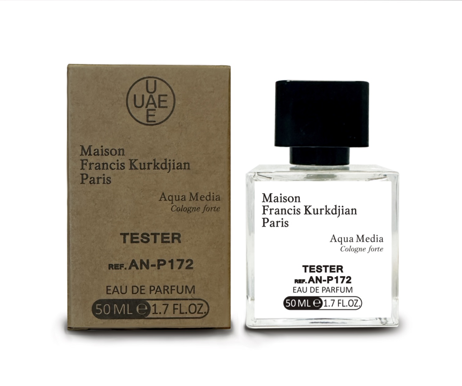 Тестер унисекс UAE Aqua Media Cologne Forte Maison Francis Kurkdjian, 50 мл.