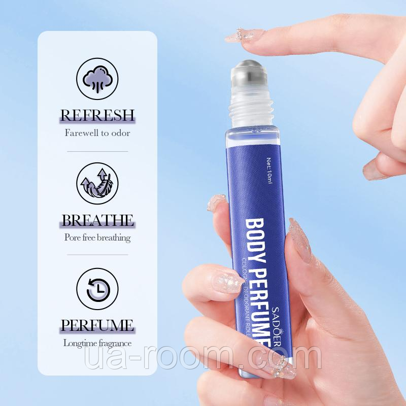 Парфюм-ролик Sadoer Cologne Body Perfume Roll-on, 10 мл.