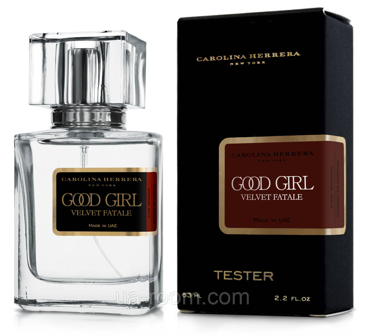 Тестер женский Carolina Herrera Good Girl Velvet Fatale, 63 мл.