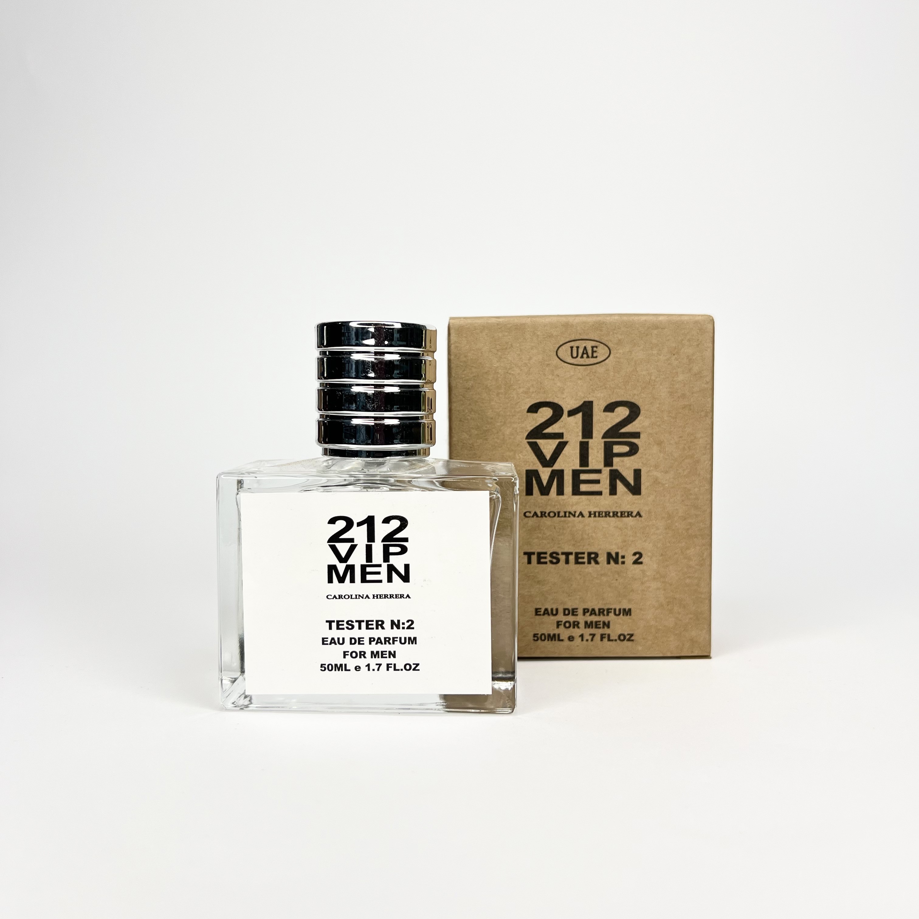 Тестер чоловічий Carolina Herrera 212 Vip Men, 50 мл