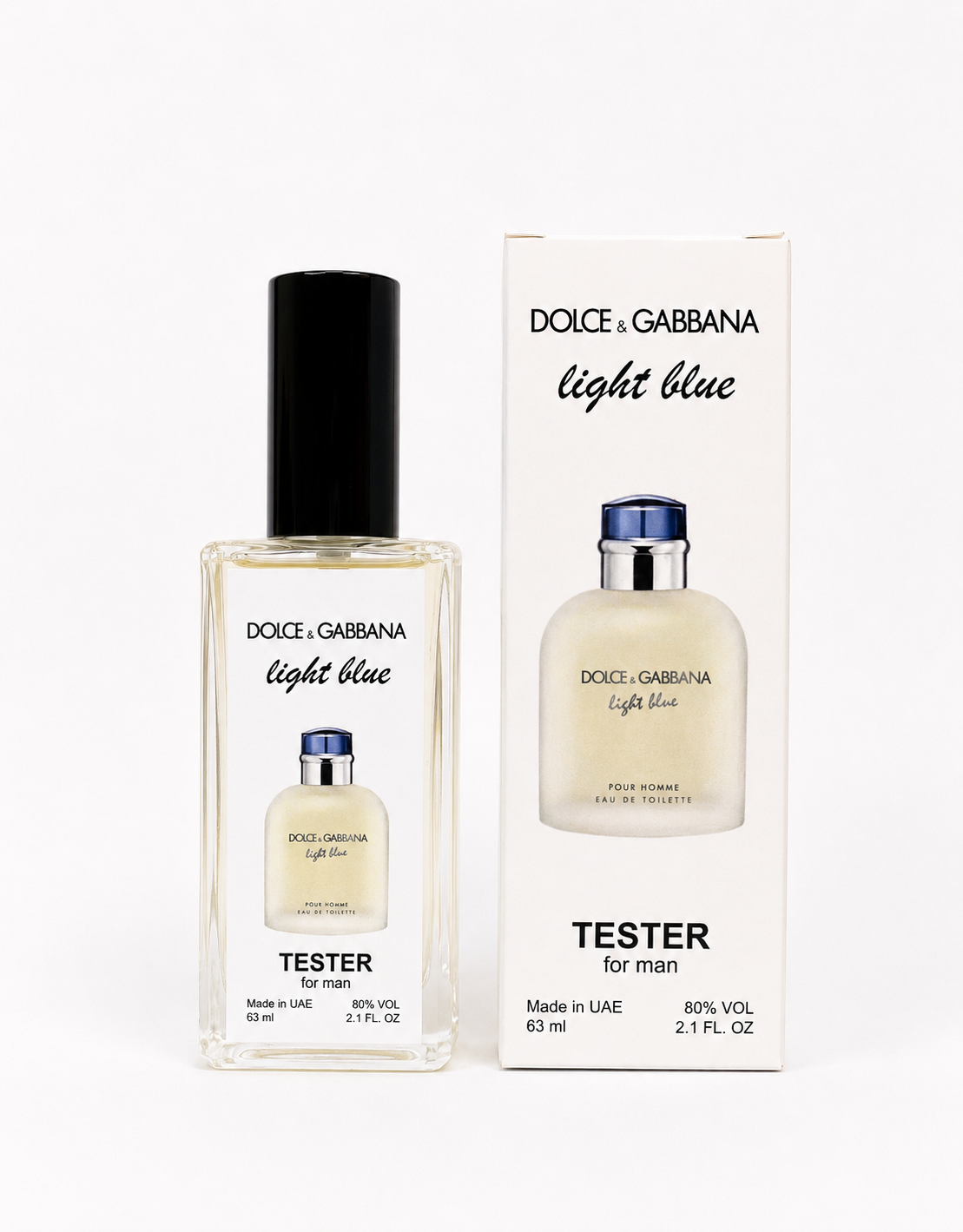 Тестер мужской Dolce&Gabbana Light Blue Pour Homme, 63 мл.