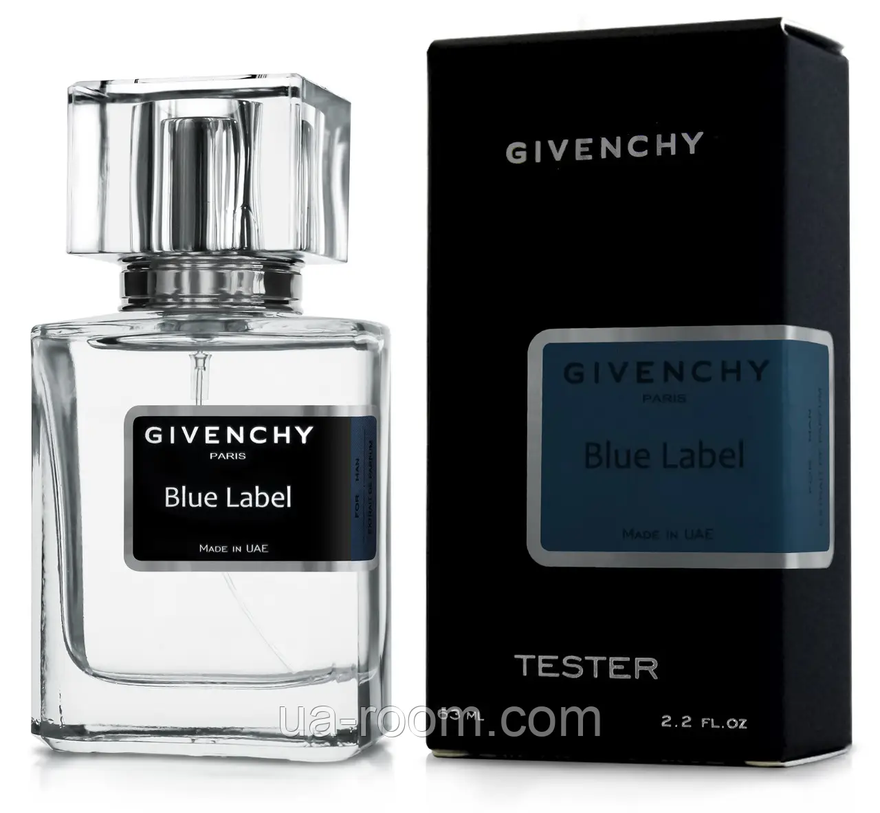 Тестер мужской Giv Blue Label, 63 мл.